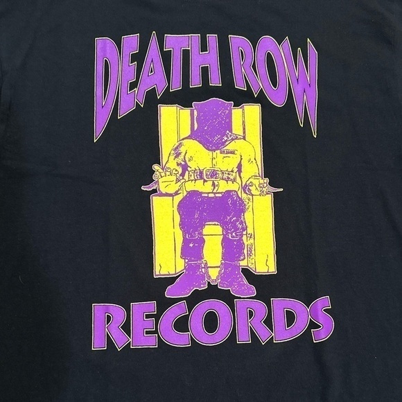 NWT Death Row Records Core Chair Logo Tee - Picture 2 of 3